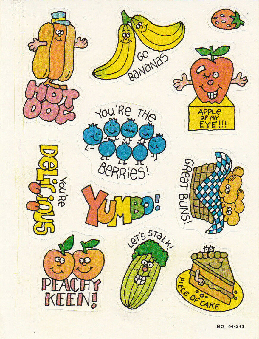 Puffy Stickers With Googly Eyes : r/80s