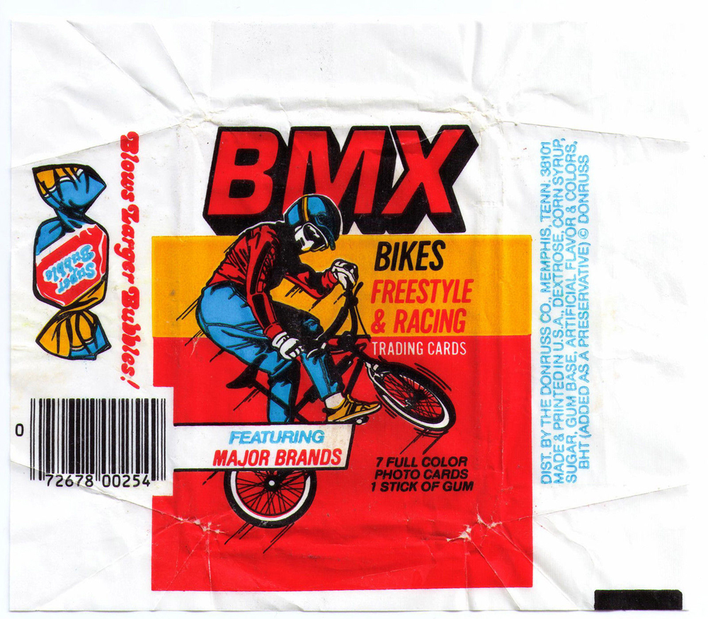 These 1984 Donruss BMX trading cards are Rad!