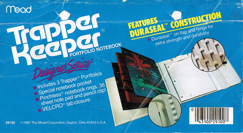 Trapper Keeper, the Sophisticated School Supply